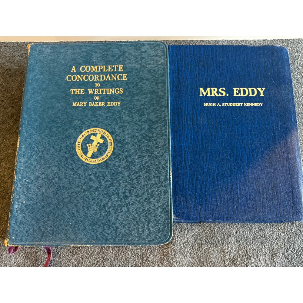 Mary Baker Eddy Christian Science Concordance & Mrs Eddy Biography Kennedy